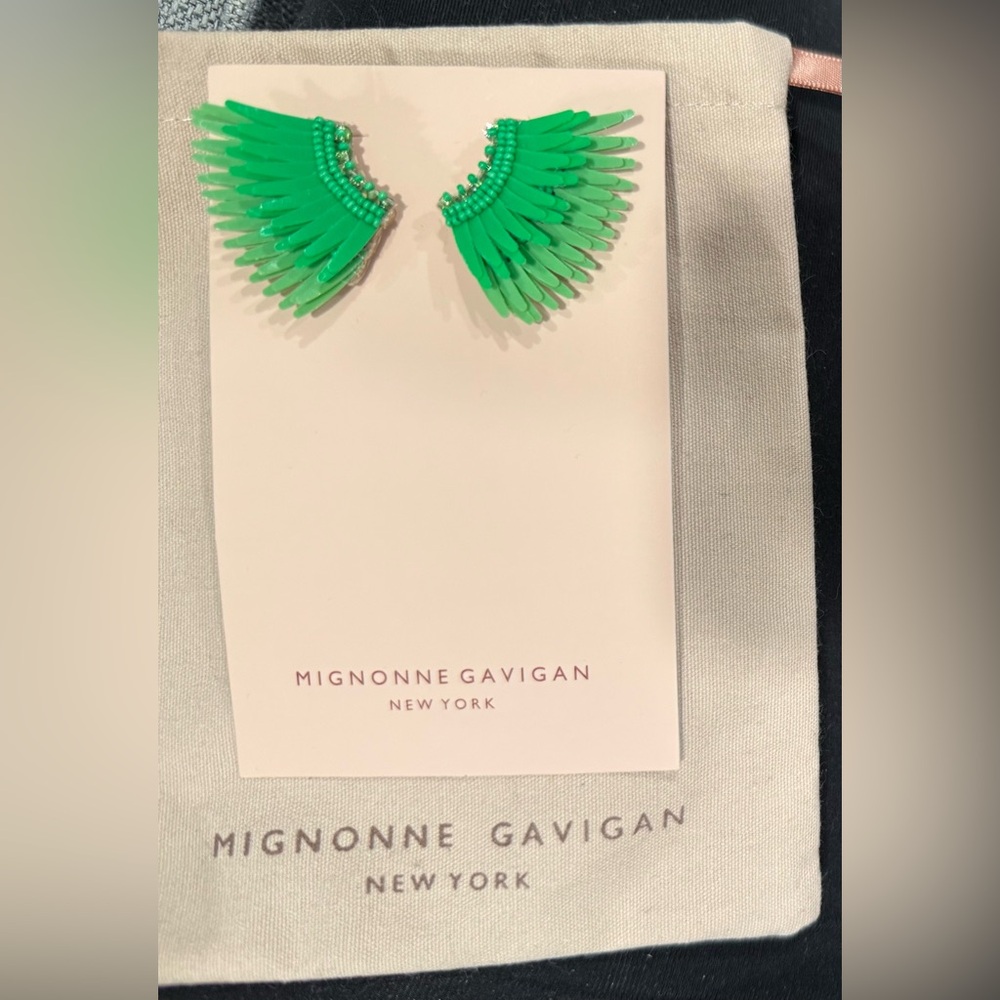 Mignonne Gavigan Mini Madeline Kelly Green Earrings